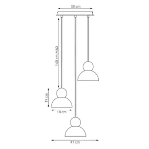 Hanging lamp Emibig Lighting Kaki 3 Prem image-6