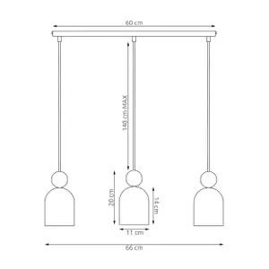 Hanging lamp Emibig Lighting Mesi 3 image-6