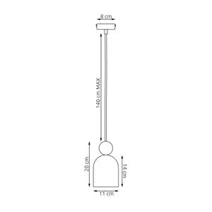 Hanging lamp Emibig Lighting Mesi 1 image-5