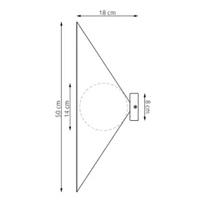 Wall light Emibig Lighting Mono K1L image-6