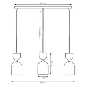 Hanging lamp Emibig Lighting Gaudi 3 image-6