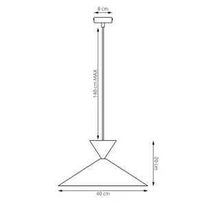 Hanging lamp Emibig Lighting Ralf 1M image-5