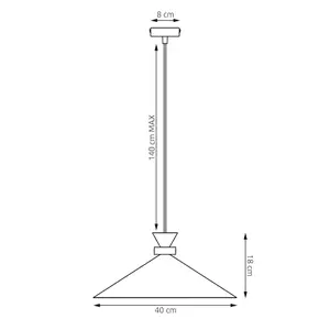 Hanging lamp Emibig Lighting Olivo 1M image-5