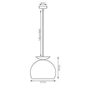 Hanging lamp Emibig Lighting Geo 1 image-5