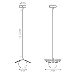 Hanging lamp Emibig Lighting Flora 1 image-6