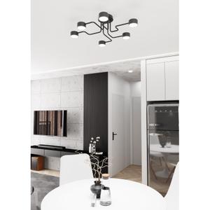 6-bulb ceiling light Emibig Lighting Kurage image-3