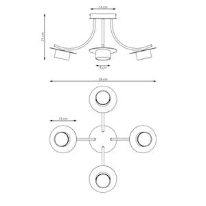 4-bulb ceiling light Emibig Lighting Enso image-5