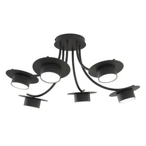 6-bulb ceiling light Emibig Lighting Enso