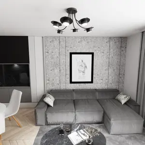 6-bulb ceiling light Emibig Lighting Enso image-4