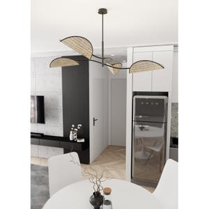 4-bulb ceiling light Emibig Lighting Lotus Natural image-3