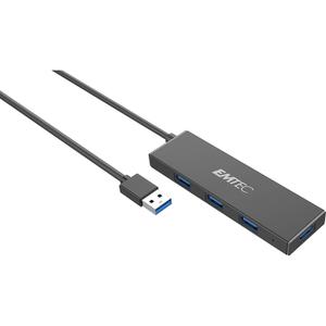 Hub USB 3.1 de 4 ports ultra slim Emtec