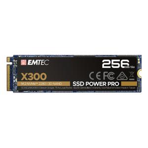 Disque dur SSD - NVMe M.2 Type 2280 Emtec X300 Power Pro 256Go