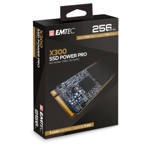 Disque dur SSD - NVMe M.2 Type 2280 Emtec X300 Power Pro 256Go image-2