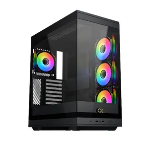 Case per PC mid-tower con pannelli in vetro Xigmatek E-ATX Meta RGB image-1