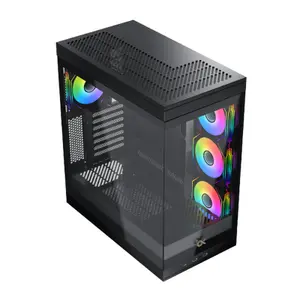 Case per PC mid-tower con pannelli in vetro Xigmatek E-ATX Meta RGB image-5