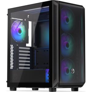 Boîtier PC moyen tour avec panneau vitré Endorfy ATX Arx 500 RGB