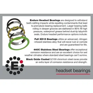 Rodamiento Enduro Headset Bearings image-0