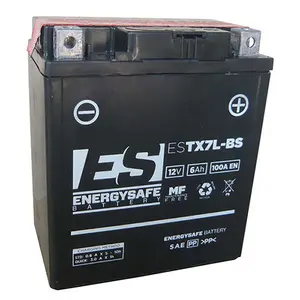 Batteri til motorcykel Energy Safe ESTX7L-BS 12V/6AH