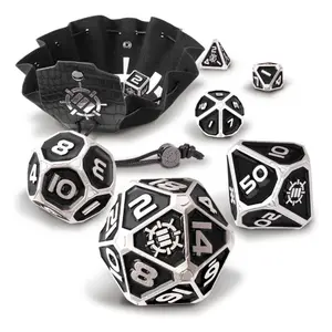 Metal RPG dice Enhance (x7) image-0