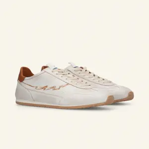 Vintage Nappa Leather Trainers Enterprise Japan Dirty 61 image-1