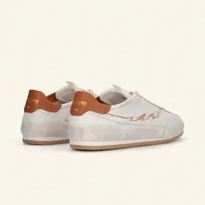 Vintage Nappa Leather Trainers Enterprise Japan Dirty 61 image-2