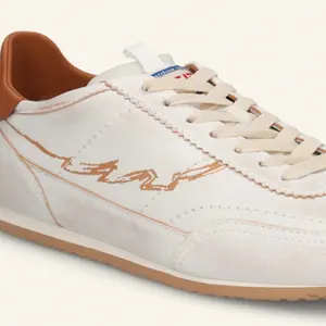 Vintage Nappa Leather Trainers Enterprise Japan Dirty 61 image-5