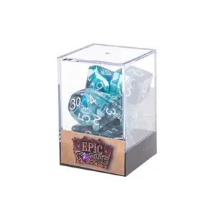 Dé en résine gamme insert Epic Forge Méduse (x7) image-1