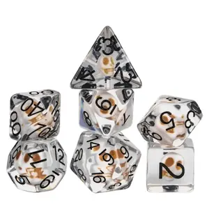 Dé en résine gamme insert Epic Forge Crâne (x7) image-2