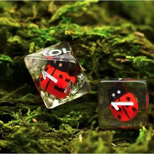 Dé en résine gamme insert Epic Forge Coccinelle (x7) image-3