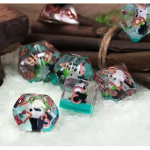 Dé en résine gamme insert Epic Forge Panda (x7) image-2