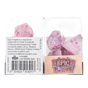 Dé en résine gamme insert Epic Forge Papillon (x7)
