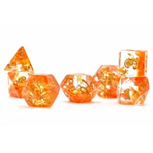 Dé en résine gamme insert Epic Forge Automne (x7) image-3