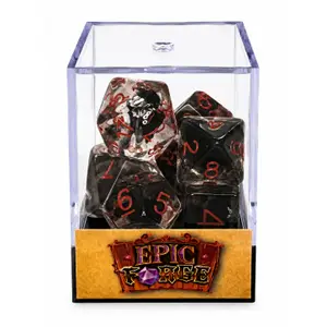 Dé en résine gamme insert Epic Forge Chauve-souris (x7) image-1