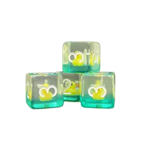 Dé en résine gamme insert Epic Forge D6 Canard (x5) image-2