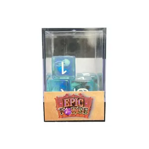 Dé en résine gamme insert Epic Forge D6 Méduse (x5)
