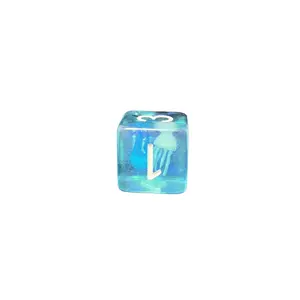 Dé en résine gamme insert Epic Forge D6 Méduse (x5) image-2