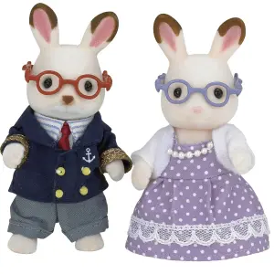 Chocolate Rabbit Parents Figure Epoch D Enfance GD Sylvanian image-3