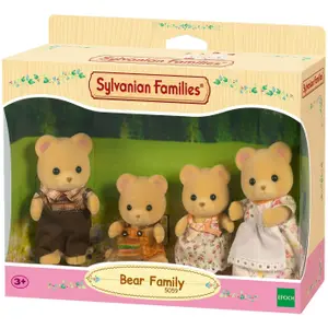 Bear family figurine Epoch D Enfance Sylvanian image-1