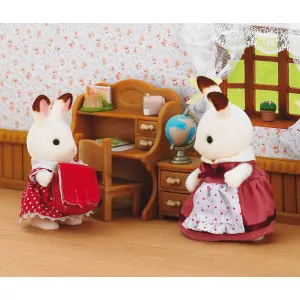 Sylvanian rabbit figurine with desk Epoch D Enfance image-3