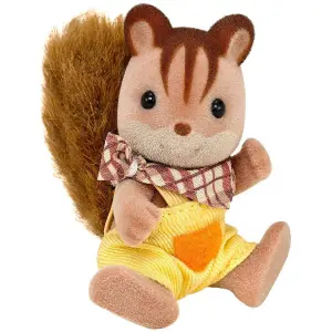 Red Squirrel Family Figurine Epoch D Enfance Sylvanian image-1