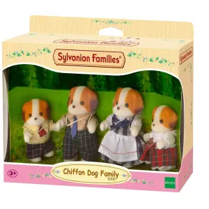 Chiffon Dog Family Figurine Epoch D Enfance Sylvanian image-2