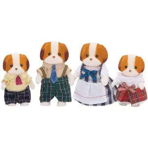 Chiffon Dog Family Figurine Epoch D Enfance Sylvanian image-0