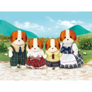 Chiffon Dog Family Figurine Epoch D Enfance Sylvanian image-1
