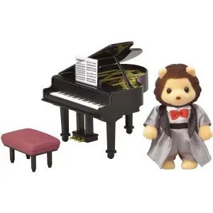 Lion Pianist Figurine Epoch D Enfance Sylvanian image-1