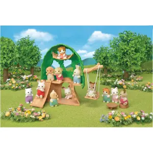 Squirrel Babies Cabin Figurine Epoch D Enfance Sylvanian image-2
