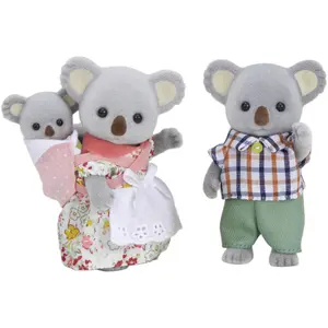 Koala family figurine Epoch D Enfance Sylvanian image-0