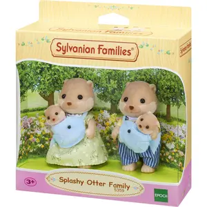 Sylvanian Otter Family Figurine Epoch D Enfance image-1