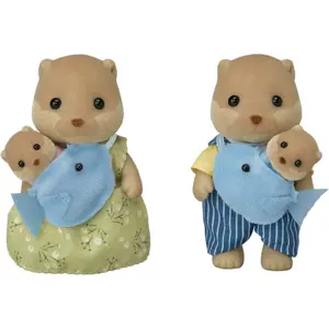 Sylvanian Otter Family Figurine Epoch D Enfance image-2