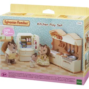 Doll Accessories: The Fitted Kitchen Epoch D Enfance Sylvanian image-1