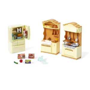 Doll Accessories: The Fitted Kitchen Epoch D Enfance Sylvanian image-2